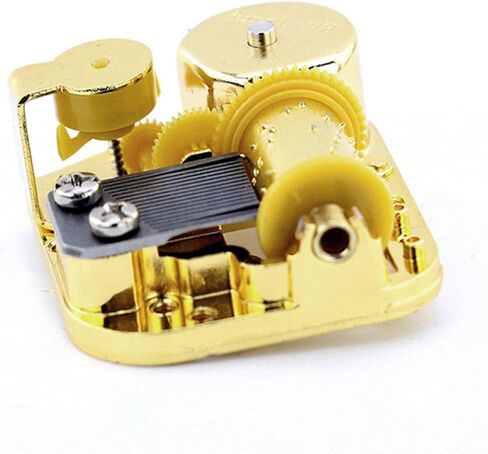 Somewhere Over The Rainbow 18 Note Musical Movement for DIY Music Boxes, Musical Clockwork Device Replacement for Old Music Box(Gold) in Kuwait