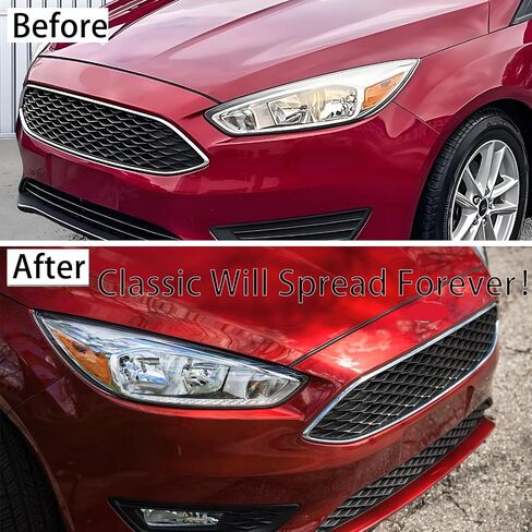 2PCS Headlights Assembly With Bulbs For 2012 2013 2014 Ford Focus SE SEL Titanium Base Hatchback Sedan Replacement Halogen Headlamps Driver and Psaaenger Side Chrome Housing Amber Reflector in Saudi Arabia