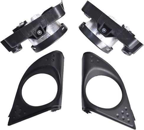 Left and Right Front Fog Lights Lamp Assembly Replacement for Acura TSX 2009 2010 with Bezel Clear Lens AC2593109 AC2592109 in Saudi Arabia
