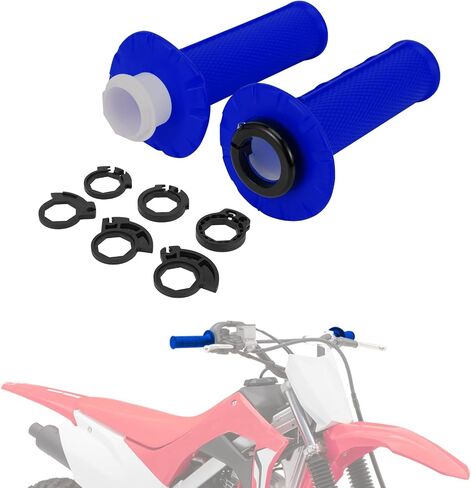 Motorcycle Lock-on Grips 7/8"Handlebar Handle Universal for CRF50 CRF110 CRF125F CRF150R CRF250L CRF250R CRF450R ITZ 400 Dirt Pit Bike ATV in Kuwait