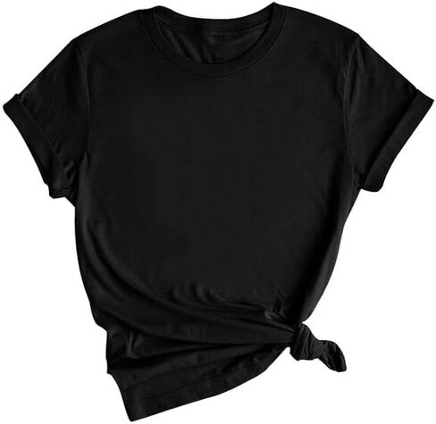 Women's Solid Colour Cotton T-Shirt Casual wear in Saudi Arabia