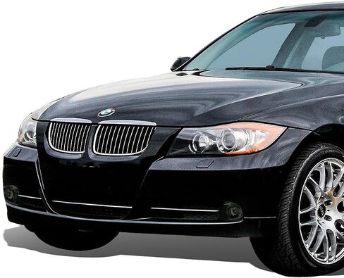 DNA MOTORING FL-ZTL-112-SM المصد الأمامي للسائق وجانب الراكب يعزز الرؤية [متوافق مع 07-08 BMW 328i 328xi / 2006 325i] in Saudi Arabia