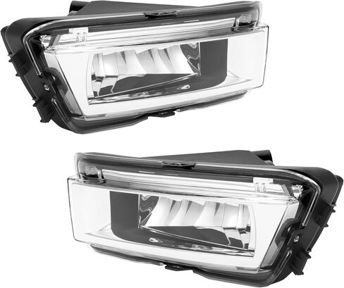 HECASA Fog Light Compatible with 2012-2015 Volkswagen Passat Replacement for 561941700B 561941699B Drivers & Passengers Side Front Bumper Driving Fog Lamps W/O Bulbs Plastic Clear Lens in Saudi Arabia