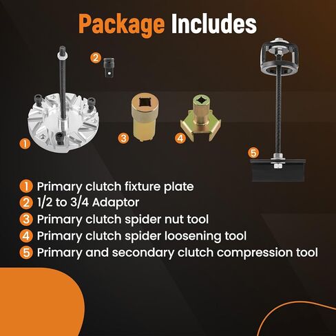 maXpeedingrods P-90 Complete Primary Clutch & Secondary Service Tools Kit for Polaris All Years RZR 900 1000 / Ranger 900 1000 / General 1000, 2016-2021 RZR Turbo in Saudi Arabia