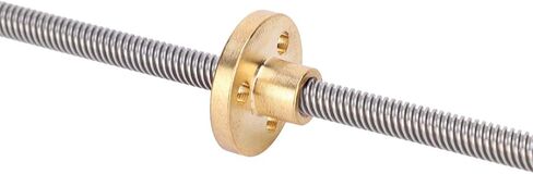 Speed Reduction Gear Motor DC 6V/12V Gear Motor with T5 x 160mm Screw Thread Shaft and Brass Nut for Electronic Locks Mechanical Arms, DIY Mobile Robot, Smart Cars Project(DC12V in Saudi Arabia