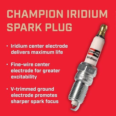 Champion Iridium 9405 (RS12WMPB4) Pack of 4 (UPC 037551155132) for 1987-2020 Chevrolet Silverado 1500 in Saudi Arabia
