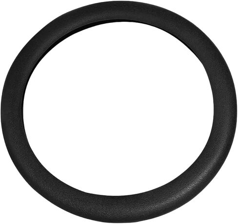Car Silicone Steering Wheel Cover,Soft Odorless Silicone Leather Texture Steering Cover,Car Interior Accessories,Universal 13-15inch Car Steering Wheel Protector (Black) in Saudi Arabia