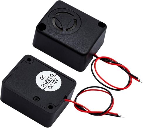 Anti-Theft Car Burglar Alarm 6/12/15V 120dB Active High Decibel Buzzer Safe Box Burglar Alarm Car Accessories QSI-4840 in Saudi Arabia