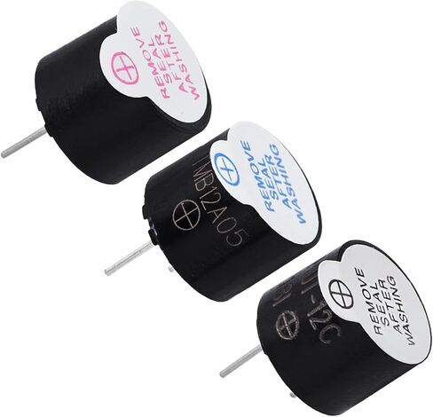 3 فولت 5 فولت 12 فولت طنان نشط مغناطيسي طويل نغمة صفارة مستمرة إنذار قارع الأجراس 12 مللي متر طنان بيزو نشط صغير (10 قطعة 12 فولت) in Saudi Arabia