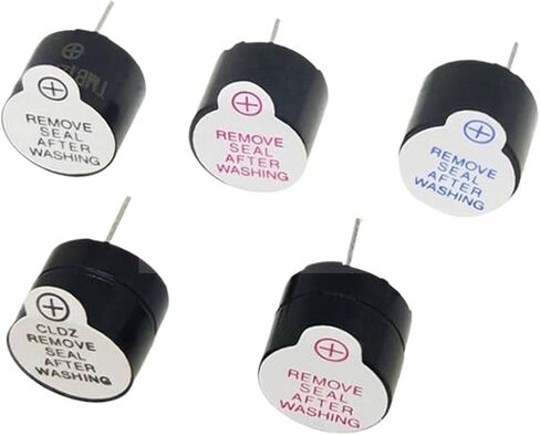 10PCS 3v 5v 12v Active Buzzer 12095 12065 Magnetic Long Continous Beep Tone 12 * 9.5mm 12 * 6.5mm(Computer case Buzzer) in Saudi Arabia