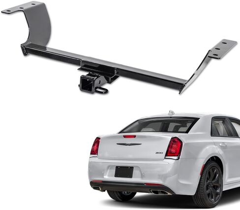 7422438714787 Compatible with 2011-2017 Chrysler 300C / 2012-2023 300S / 2015-2016 Dodge Challenger / 2012-2016 Charger Class 3 III Black 2" Receiver Trailer Hitch in Kuwait
