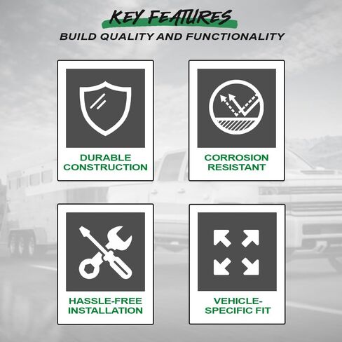 7422438714787 Compatible with 2011-2017 Chrysler 300C / 2012-2023 300S / 2015-2016 Dodge Challenger / 2012-2016 Charger Class 3 III Black 2" Receiver Trailer Hitch in Kuwait