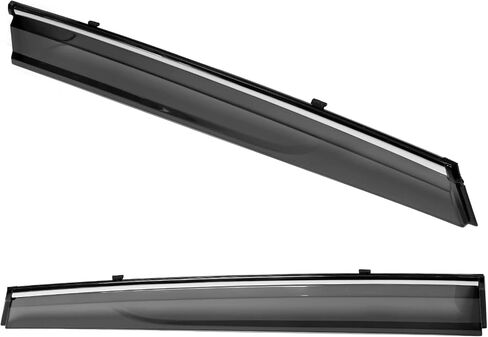 IKON MOTORSPORTS, Window Visor Compatible with 2015-2024 Nissan Murano, Slim Style Acrylic Black Sun Rain Wind Guards Vents Shade Cover 4Pcs Set in Saudi Arabia