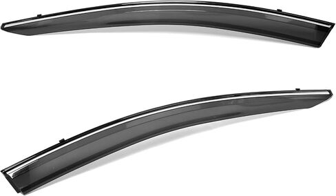 IKON MOTORSPORTS, Window Visor Compatible with 2015-2024 Nissan Murano, Slim Style Acrylic Black Sun Rain Wind Guards Vents Shade Cover 4Pcs Set in Saudi Arabia
