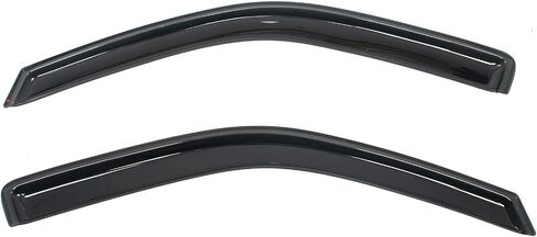 IKON MOTORSPORTS in Channel Window Visors Compatible with 2004-2012 Chevrolet Colorado & GMC Canyon Regular Cab, Acrylic Smoke/Tinted Rain Guards, Side Window Wind Deflectors 2PCS in Saudi Arabia