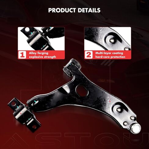8PCS ASTOU Front Suspension Kit fit for 2006-2007 for Ford Focus Lower Control Arm w/Ball Joint Inner Outer Tie Rod End Stabilizer Sway Bar Link in Saudi Arabia