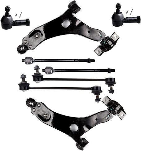 8PCS ASTOU Front Suspension Kit fit for 2006-2007 for Ford Focus Lower Control Arm w/Ball Joint Inner Outer Tie Rod End Stabilizer Sway Bar Link in Saudi Arabia