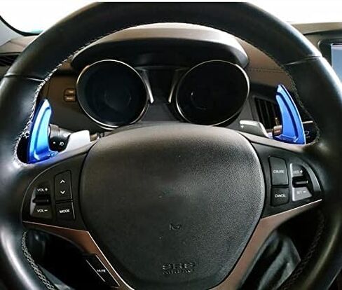 Car Steering Wheel Shift Paddles Extension Shifter Sticker,for Hyundai Genesis Coupe 2012-2014,Steering Wheel Shift Extenders in Saudi Arabia