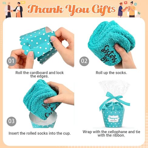 HAPPYPOP Bestie Socks for Women - Friendship Gifts, Bestfriend, BFF, Sister-In-Law Ideas in Kuwait