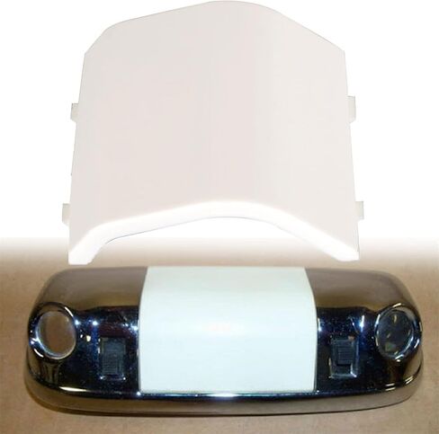 munirater الداخلية سقف قبة لمبة عدسة غطاء أبيض لاستبدال موستانج F150 F250 1980-1996 in Saudi Arabia