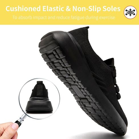 Women's Walking Shoes Casual Tennis Slip On Sneakers Lightweight Comfortable Fashion Shoes for Women in Kuwait