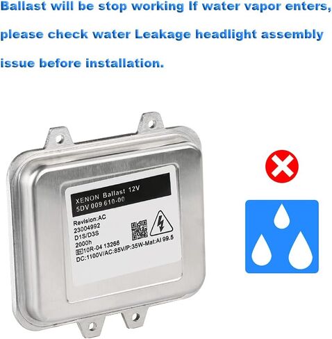 Xenon HID Headlight Ballast Replacement for 5DV009610-00 5DV00961000 Compatible with BMW X5M X6 X6M E71 Mercedes Viano Vito W639 Nissan Qashqai Facelift Saab Skoda Octavia in Saudi Arabia