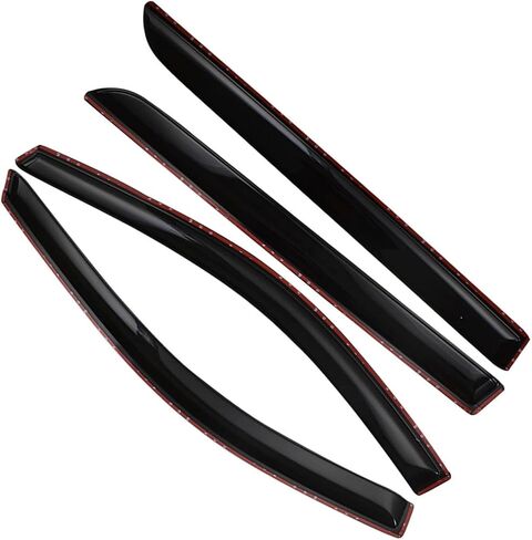 Window Visors Rain Guards Deflectors - 4-Pack Side Window Deflector Vent Shade for Car Windows Tape-On Outside Mount Acrylic Sun Rain Guard Replacement for Odyssey 2005-2007 in Saudi Arabia