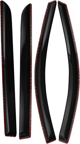 Window Visors Rain Guards Deflectors - 4-Pack Side Window Deflector Vent Shade for Car Windows Tape-On Outside Mount Acrylic Sun Rain Guard Replacement for Odyssey 2005-2007 in Saudi Arabia
