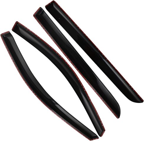Window Visors Rain Guards Deflectors - 4-Pack Side Window Deflector Vent Shade for Car Windows Tape-On Outside Mount Acrylic Sun Rain Guard Replacement for Odyssey 2005-2007 in Saudi Arabia