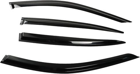 Silscvtt Window Visors Shade Sun Rain Wind Guards Deflectors Cover Acrylic Outside Replacement for Q50 2014-2019 in Saudi Arabia