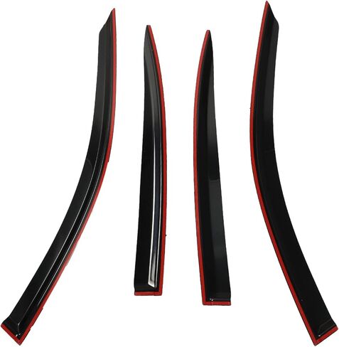 Silscvtt Window Visors Shade Sun Rain Wind Guards Deflectors Cover Acrylic Outside Replacement for Q50 2014-2019 in Saudi Arabia