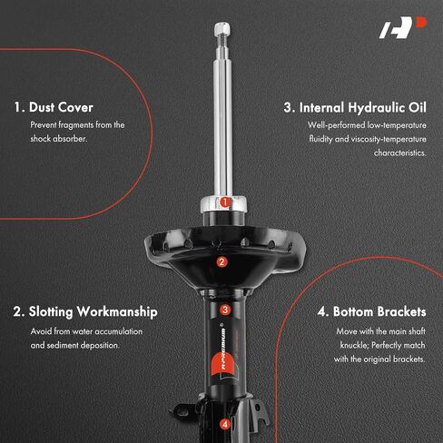 A-Premium Front Pair (2) Strut Assembly Compatible with Subaru Impreza 2012 2013 2014 2015 2016, Driver and Passenger Side in Saudi Arabia