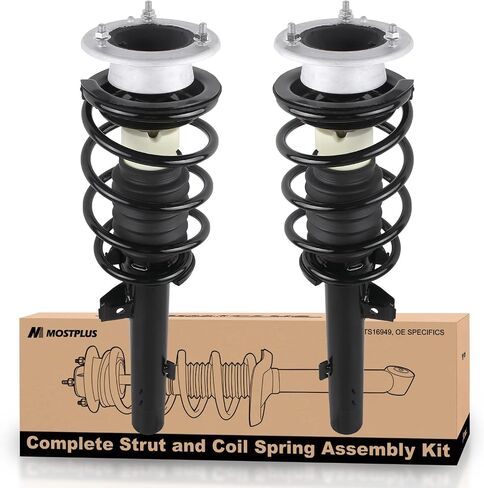 مجموعة الدعامات الأمامية الكاملة قطعتين من Mostplus 11373 11374 متوافقة مع 2007-2013 BMW 335i 328i / متوافقة مع 2006-2011 BMW 323i 330i ممتص الصدمات in Saudi Arabia