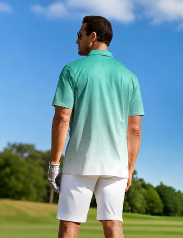 APTRO Mens Polo Shirt Short Sleeve Performance Golf Shirts Moisture Wicking Dry Fit Casual Quick-Dry T-Shirt in Kuwait