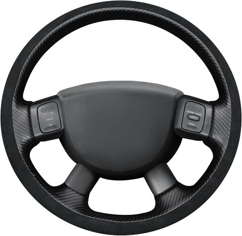 MEWANT Steering Wheel Cover for Dodge Ram 3500 for Dodge Ram 1500 2500 3500 2004-2008 Hand-Stitched Steering Wheel Wrap in Saudi Arabia