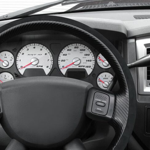 MEWANT Steering Wheel Cover for Dodge Ram 3500 for Dodge Ram 1500 2500 3500 2004-2008 Hand-Stitched Steering Wheel Wrap in Saudi Arabia