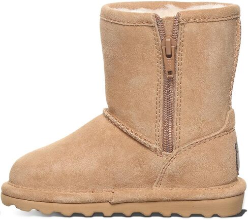 BEARPAW Elle Youth Iced Coffee Size 1 | Youth's Boot Classic Suede | Youth's Pull On Boot | Comfortable Winter Boot in Kuwait