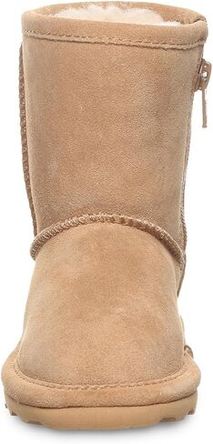 BEARPAW Elle Youth Iced Coffee Size 1 | Youth's Boot Classic Suede | Youth's Pull On Boot | Comfortable Winter Boot in Kuwait