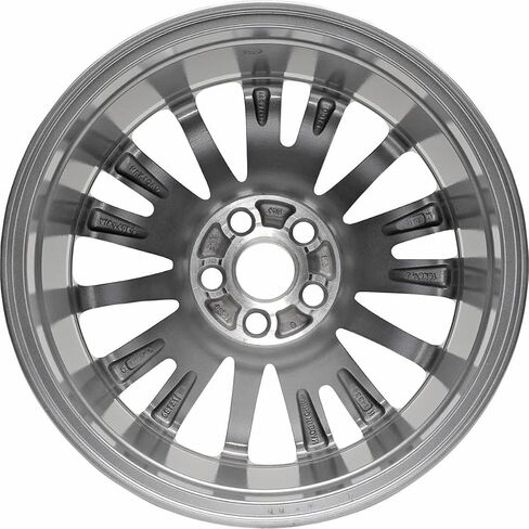 New Wheel 16x6.5 inch Rim For 2014-2019 Toyota Corolla Machined Face with Charcoal Spoke Inset and Painted charcoal Pockets 5 x 100 mm15 Spoke in Saudi Arabia