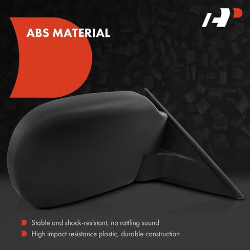 A-Premium Passenger Side Manual Door Mirror - Compatible with Chevrolet Blazer 1999-2005, S10 1998-2004 & GMC Jimmy 1999-2000, Sonoma 1998-2004 & Oldsmobile Bravada - Non-Heated Manual Folding in Saudi Arabia