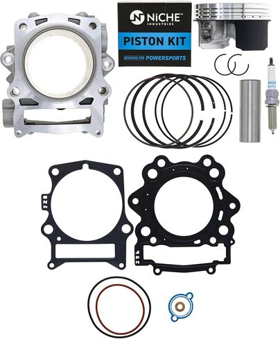 NICHE Cylinder Piston Gasket Kit for Yamaha Grizzly 550 FI EPS 28P-11311-00-00 1S3-11351-00-00 in Saudi Arabia