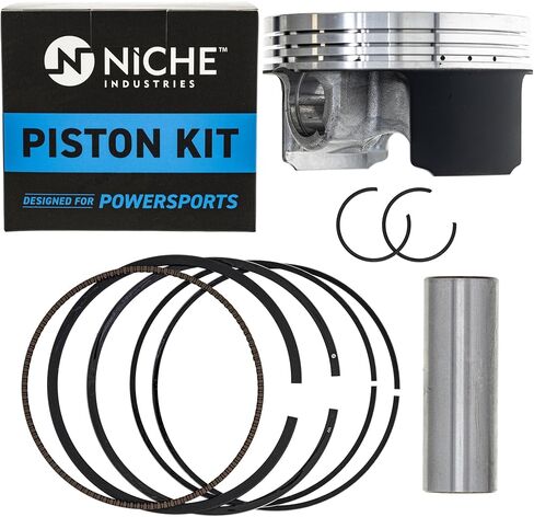 NICHE Cylinder Piston Gasket Kit for Yamaha Grizzly 550 FI EPS 28P-11311-00-00 1S3-11351-00-00 in Saudi Arabia
