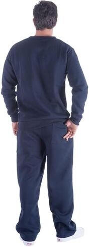 Mens Sweatpants Open Bottom, Basic Long Baggy Sweatpants for Athletic Running, Wide Leg Sweatpants Comfortable in Kuwait