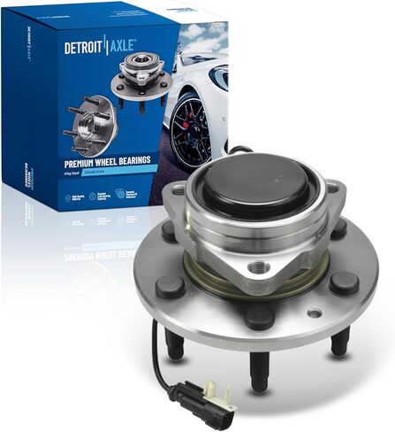 محور ديترويت - محور محمل العجلة الأمامية RWD لسيارة Chevy GMC Silverado Sierra 1500 Tahoe Suburban Yukon XL Cadillac Escalade ESV استبدال مجموعة محمل محور العجلة in Saudi Arabia