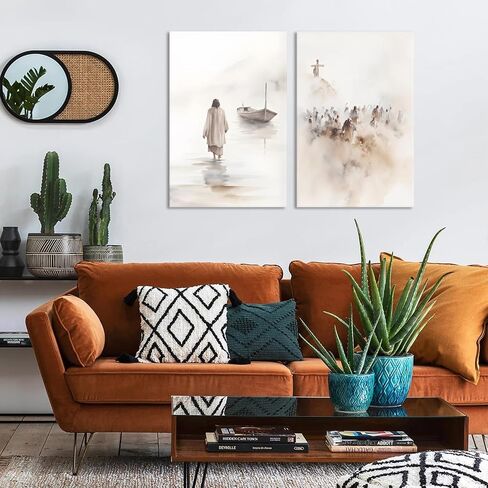 Framed Christian Wall Art Redemption Faith Poster Cross and Hands Black and White Canvas Print Religious Painting Jesus Picture Home Living Room Decor 12x16 Inch Ready to Hang in Saudi Arabia