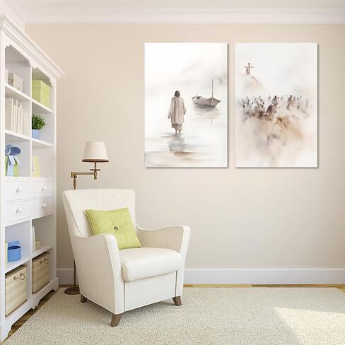 Framed Christian Wall Art Redemption Faith Poster Cross and Hands Black and White Canvas Print Religious Painting Jesus Picture Home Living Room Decor 12x16 Inch Ready to Hang in Saudi Arabia