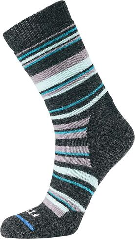 FITS Men's Medium Hiker (Striped) Crew Socks Light Grey M in Kuwait