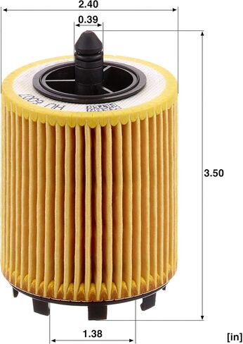 MANN-FILTER HU 6007 X Oil Filter - Cartridge in Saudi Arabia