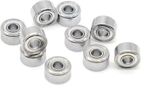 10 قطعة 693ZZ 3x8x4mm ABEC-7 محمل كروي مروحة محرك تحمل 693ZZ 684ZZ MR126ZZ MR148ZZ 623ZZ MR104ZZ MR105ZZ MR106ZZ 686ZZ(MR93ZZ 3x9x4) in Saudi Arabia