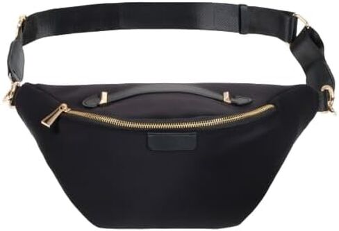 رمادي زائد الحجم فاني حزمة للنساء والرجال ، حقيبة Crossbody الأزياء مع حزام حزام قابل للتعديل (يناسب 42-54 في الخصر) in Kuwait